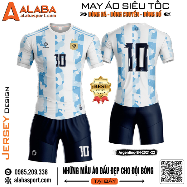 Mẫu áo bóng đá Argentina mới nhất