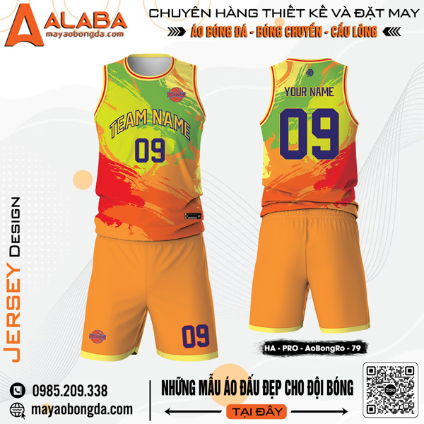 Mẫu áo bóng rổ thiết kế mới nhất