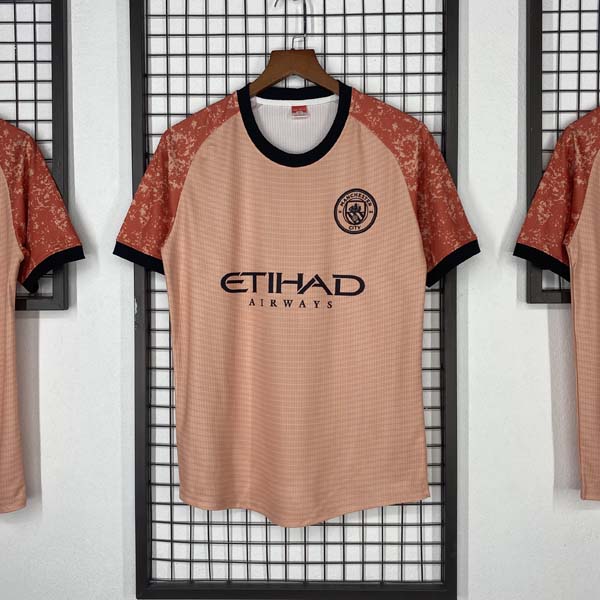 Mẫu áo bóng đá câu lạc bộ Man City màu cam đẹp nhất